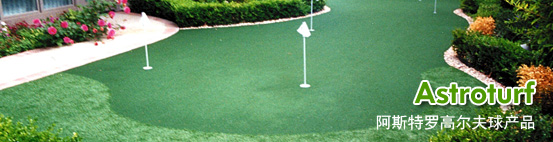 Astroturf golf greens